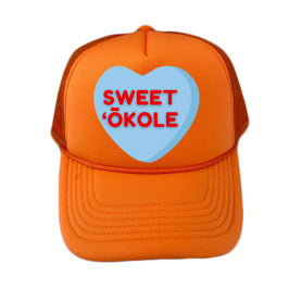 classic "talk story" hearts trucker